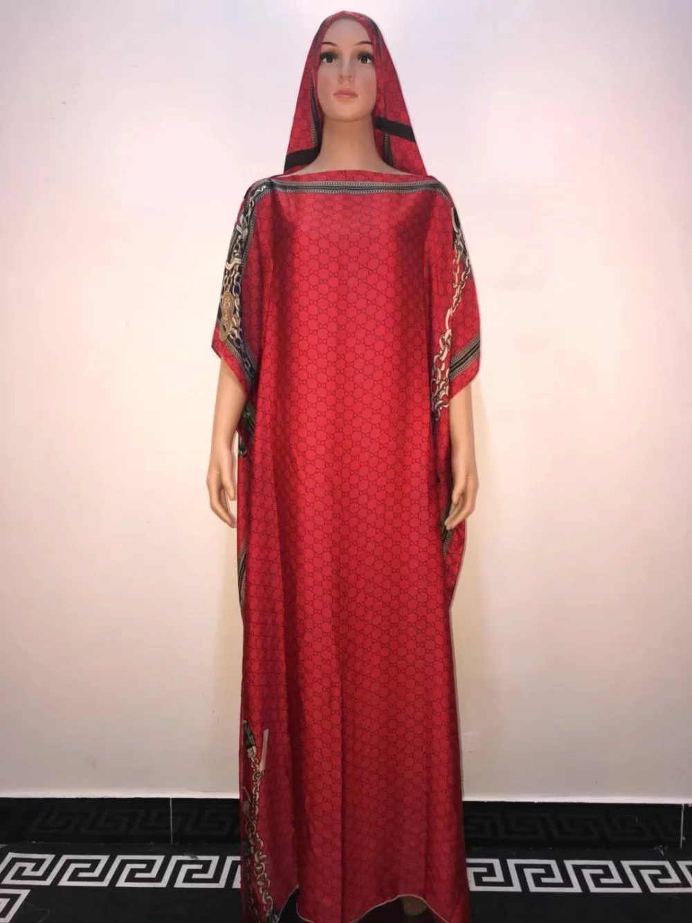 

hot sale 2019 Summer Muslim Women Long dress High quality Size 145 cm length fashion african dress for women