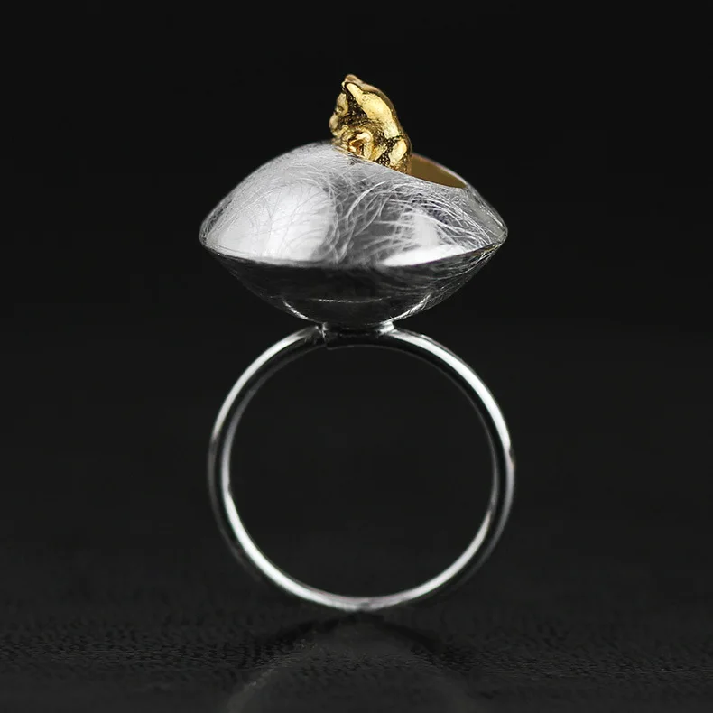 INATURE, 925 пробы, серебряное, элегантное, кошачья жизнь, открытые кольца для женщин, регулируемое обручальное кольцо, ювелирное изделие
