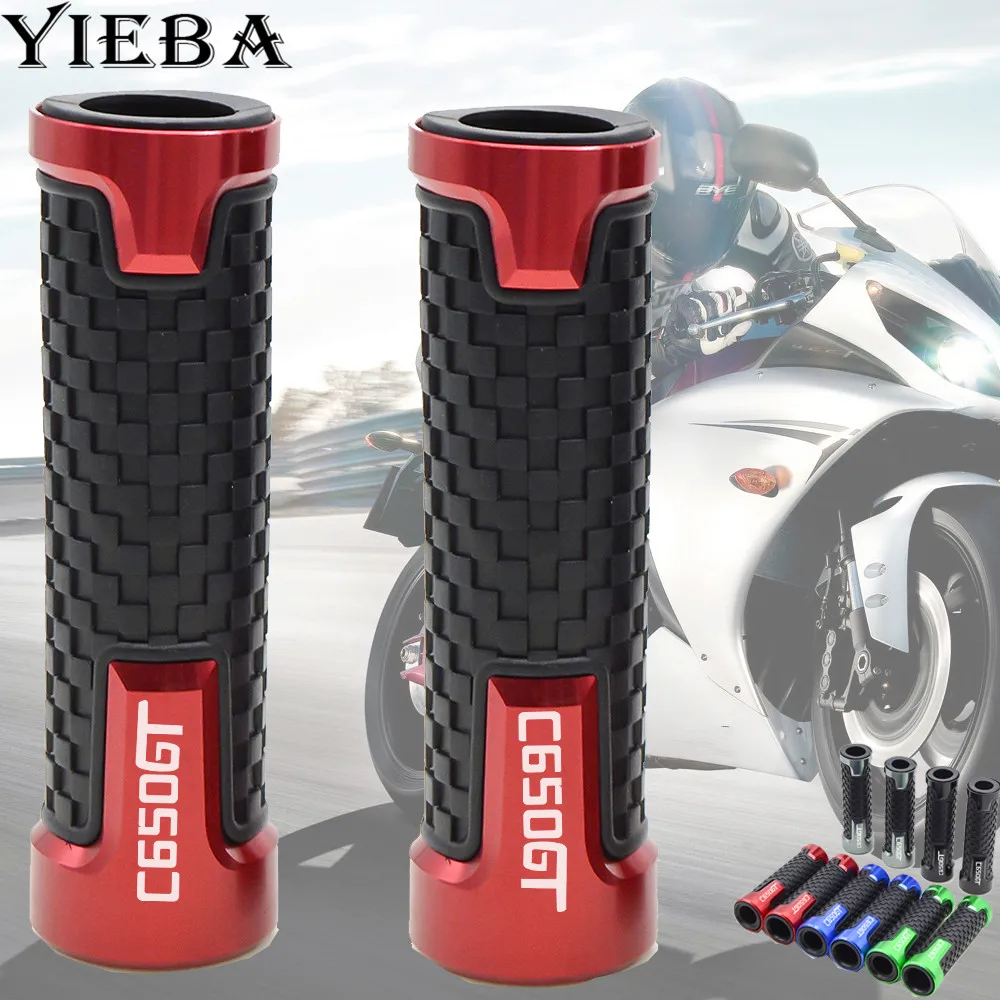 

7/8'' 22mm Motorcycle Anti-Skid scooter Handle Grips Hand grip Handlebar For For BMW C650GT C 650GT C 650 GT C650 GT 2011-2017