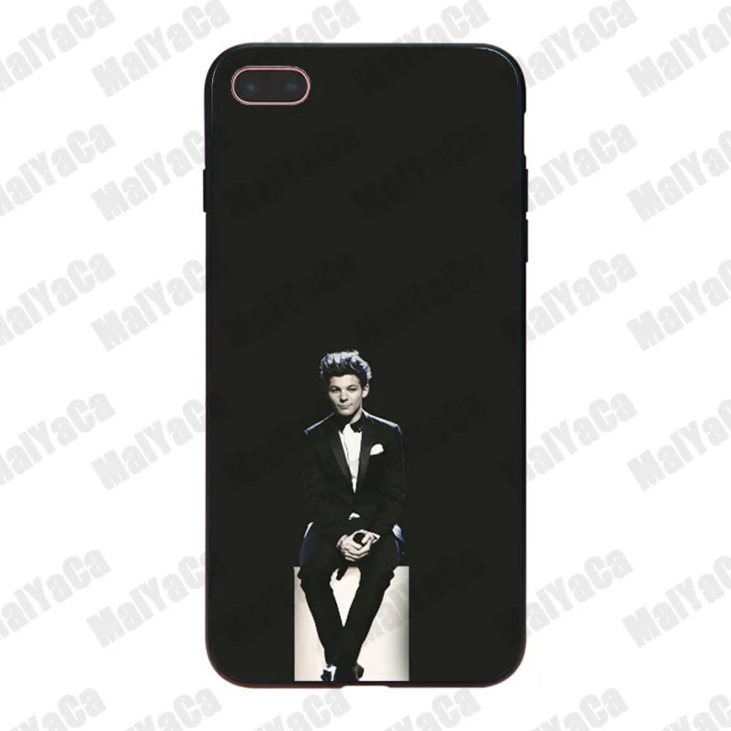 MaiYaCa One Direction 1d Louis Tomlinson High-end Protector soft phone Case for iPhone 8 7 6 6S Plus X 10 5 5S SE 5C Coque Shell