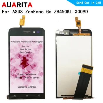 

No Dead Pixel 4.5" LCD Display For ASUS ZenFone Go ZB450KL X009D LCD Touch panel front outer glass Screen Digitizer assembly