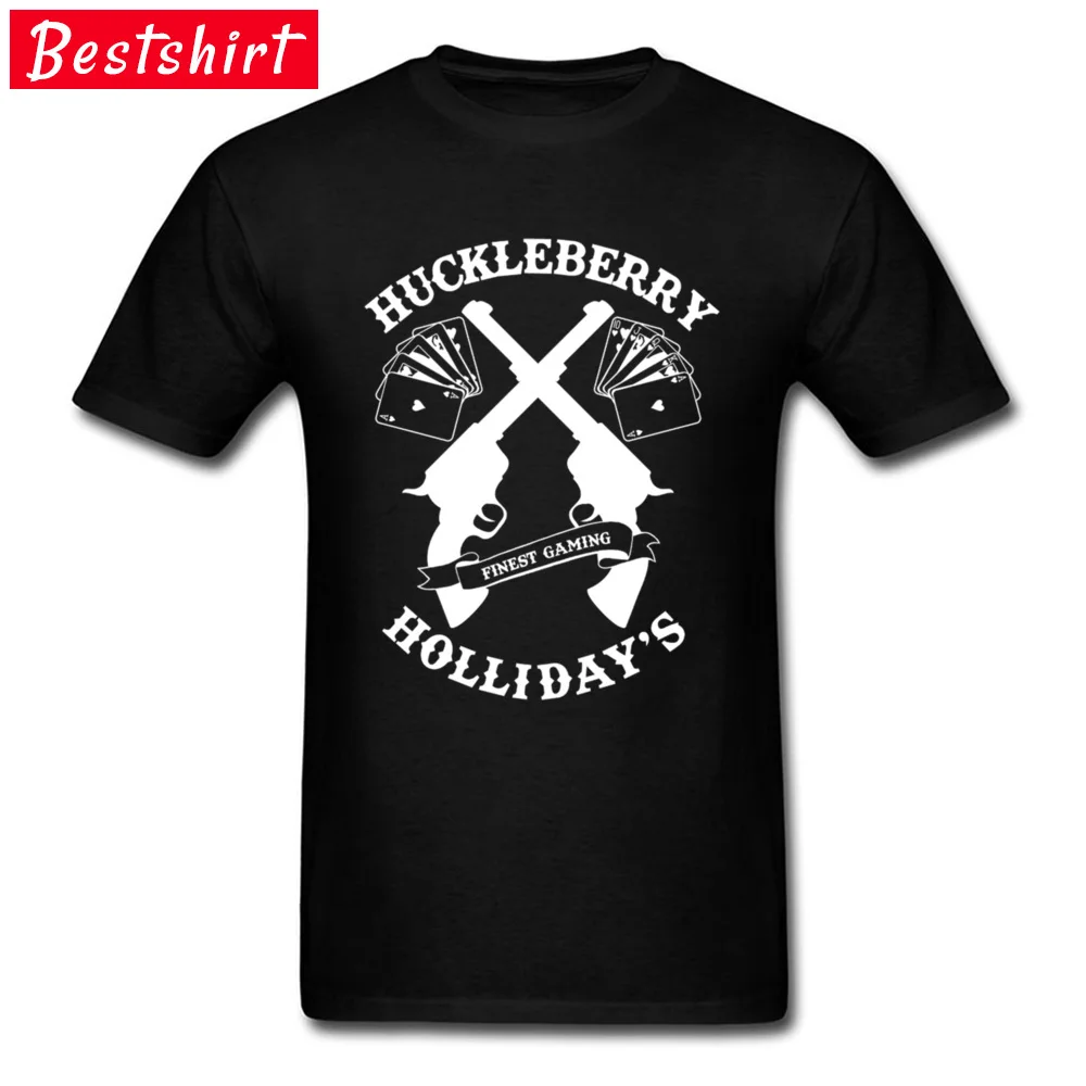 Huckleberry White Logo Pure Cotton Men's Short Sleeve T Shirt Normal Summer/Fall Tshirts Funny Top T-shirts Oversized Round Neck Huckleberry White Logo black