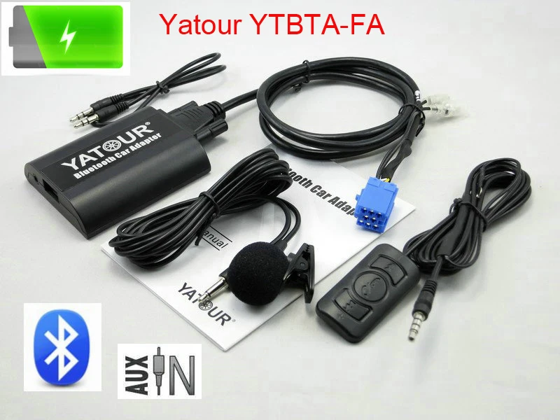 Yatour BTA Bluetooth для Alfa Romeo Fiat Punto Lancia Blaupunk радио автомобильный стерео цифровой Bluetooth адаптер с пультом дистанционного управления