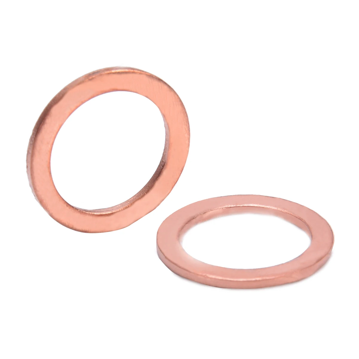 15Pcs M10 Copper Crush Washers HEL Motorcycle Bike Car Brake Line Banjo Bolt M10 Copper Washers Flat Seal Ring Fitting
