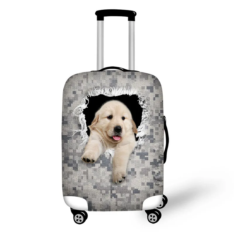 Army Animal Dog Cat travel accessories suitcase protective covers 18-32 inch elastic luggage dust cover case stretchable Army Animal Dog Cat travel accessories suitcase protective covers 18-32 inch elastic luggage dust cover case stretchable