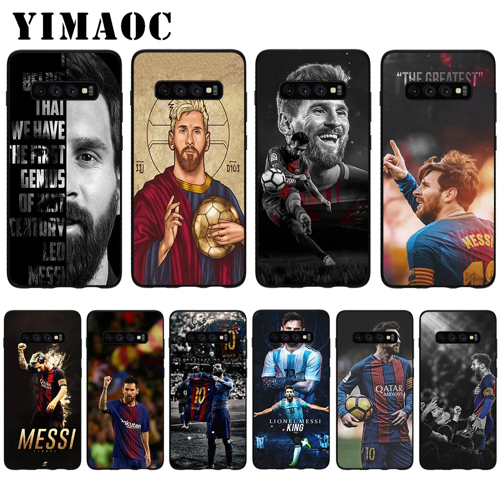 

YIMAOC Lionel Messi Soft Case for Samsung Galaxy S10 Plus S10e S6 S7 Edge S8 S9 Plus J6 M10 M20 M30
