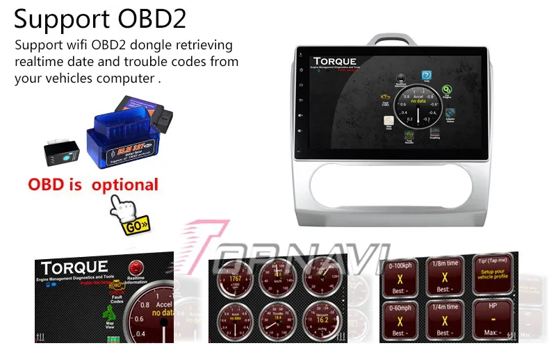 Top Topnavi 10.2" Quad Core Android 6.0 Car GPS Navigation for Focus 2 Auto Autoradio Multimedia Audio Stereo,NO DVD In Dash 28