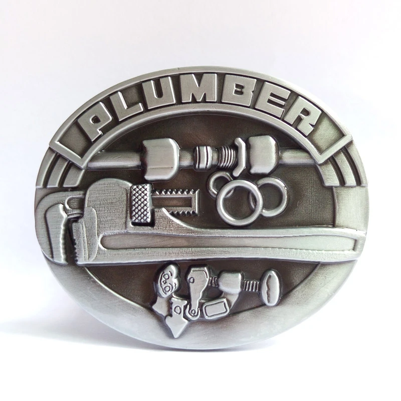 plumber belt buckle