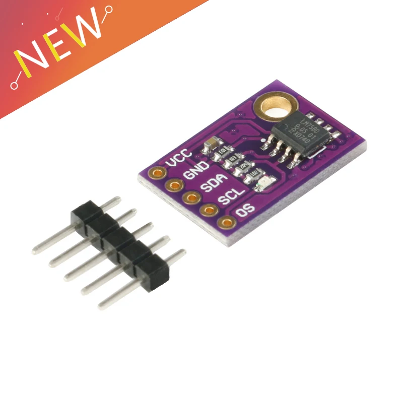 LM75A Temperature Sensor High-speed I2C Interface Development Board Module
