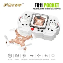 FQ777 FQ11 3D мини Drone 2,4 г 4CH 6 оси складной вертолет Портативный Радиоуправляемый квадрокоптер Карманный Дрон RTF Multicopter игрушки детская