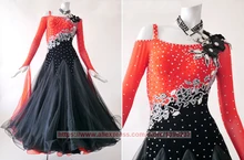 Ballroom Dancing Dress Lady’s Flashes Diamond Tango Flamenco Waltz Modren Ballroom Competition Dance Dresses