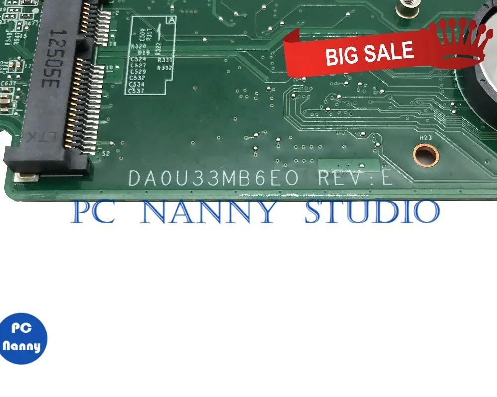 ПК Няня для hp pavilion 14 b144sf B Материнская плата ноутбука 721213 501 DA0U33MB6E0 I3 3227U