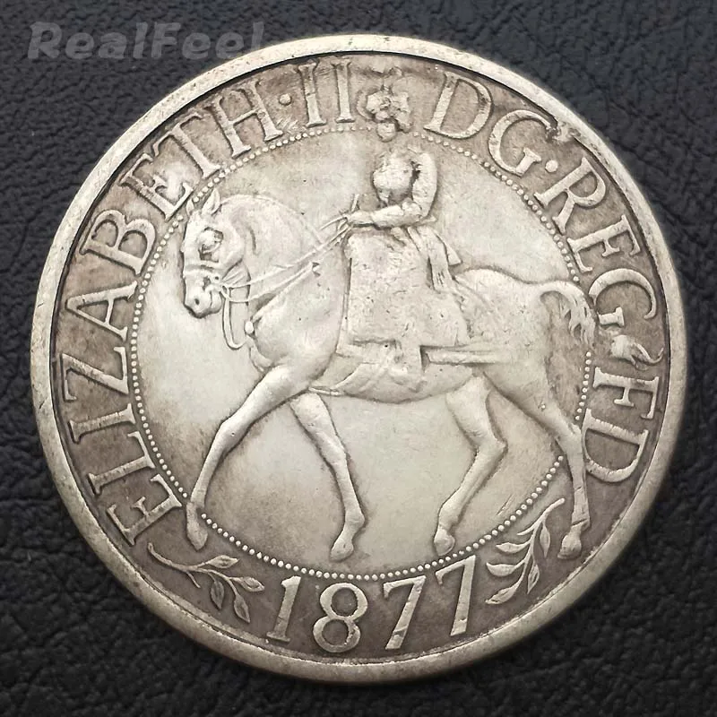 Buy UK old coins replica coins copy 1877 Elizabeth II
