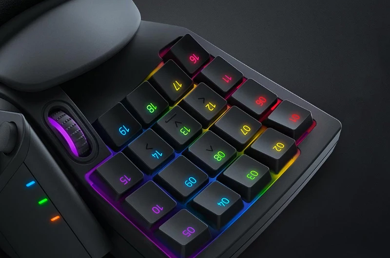 razer Tartarus V2 Chroma Mecha-мембранная Проводная игровая клавиатура 32 полностью программируемые клавиши-черный