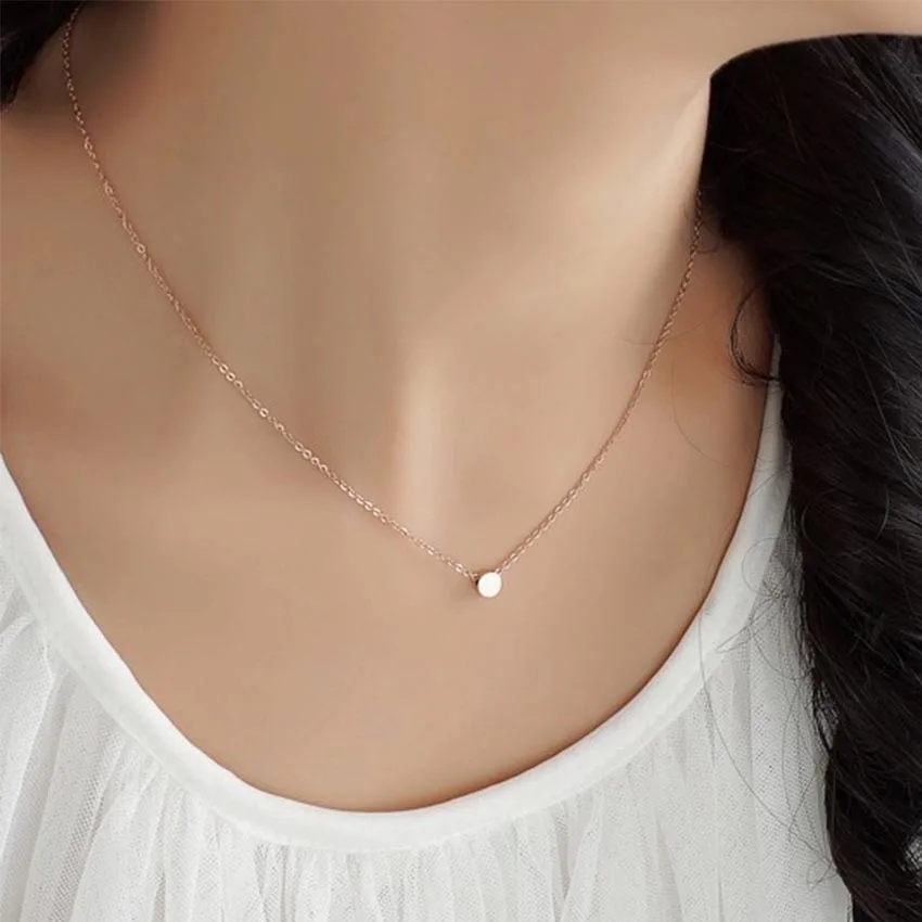 Women chocker Chain round coin choker Necklace Jewelry collana Kolye Bijoux Collares Mujer Collier Femme joyas | Украшения и