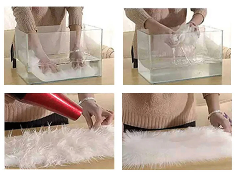Faux Sheepskin Fur Rug