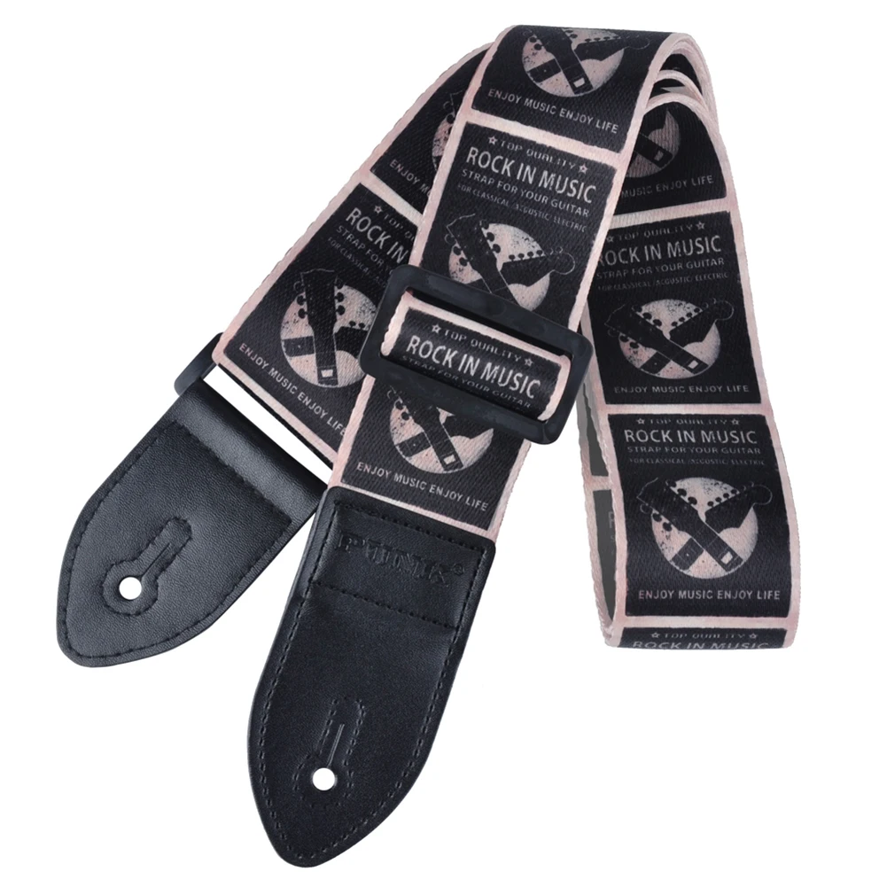 PUNK Polyester painted guitar strap folk guitar / acoustic guitar strap