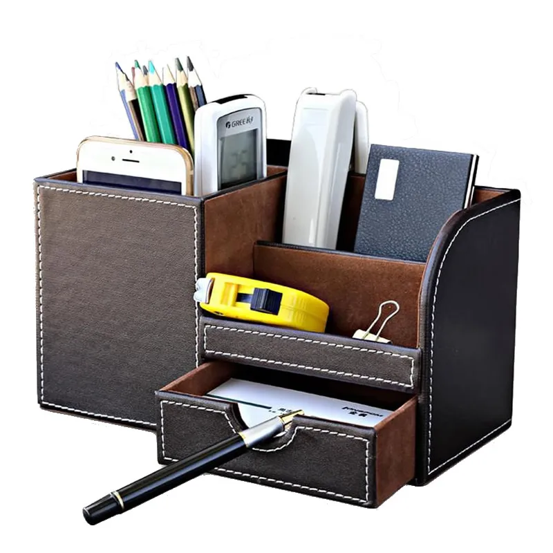 Multi-function Desk Stationery Organizer Pen Holder Pens Stand Pencil Organizer for Desk Office Accessories Supplies Stationery