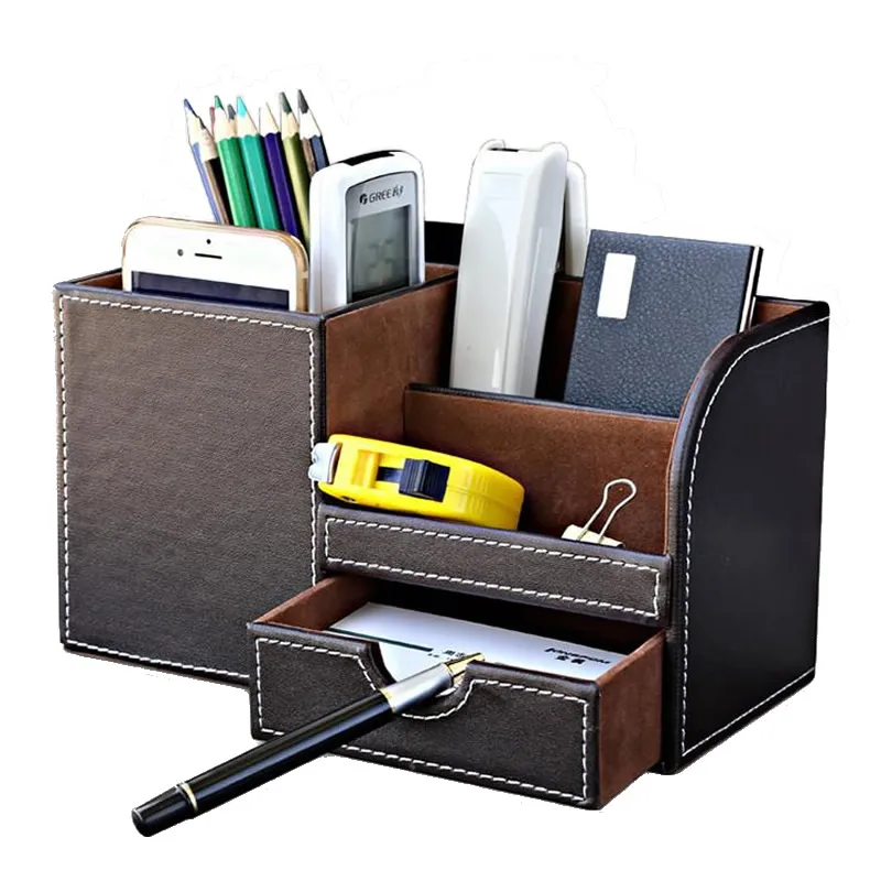  Multi-function Desk Stationery Organizer Pen Holder Pens Stand Pencil Organizer for Desk Office Acc