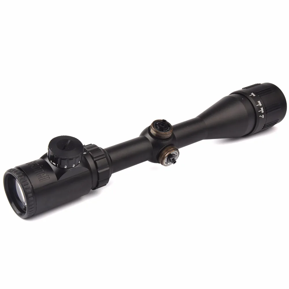 Scope com Vermelho Militar para Caça Tiro com 20mm Tactical Rifle Verde Iluminado Arma Riflescope Airsoft Ferroviário 3-9x40aoe - 17 Lunetas Riflescopes