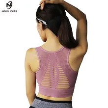 Сексуальный спортивный бюстгальтер Топ для фитнеса бюстгальтеры женский бюстгальтер на бретельках спортивный Топ жилет тренажерный зал мягкие бюстгальтеры для йоги пуш-ап бюстгальтер для бега