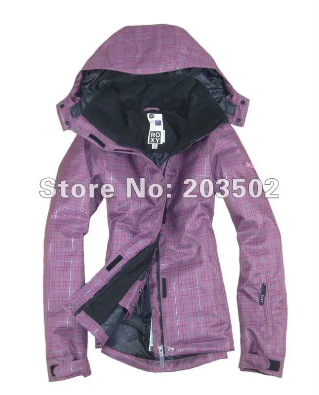 Free shipping 2012 womens snowboarding jacket best skiing clothing for