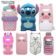 

For Samsung Galaxy J1 Case J100 J100F J100H Cute 3D Cartoon Cat Silicone Soft Phone Back Cover For Samsung Galaxy J1 Fundas 2015