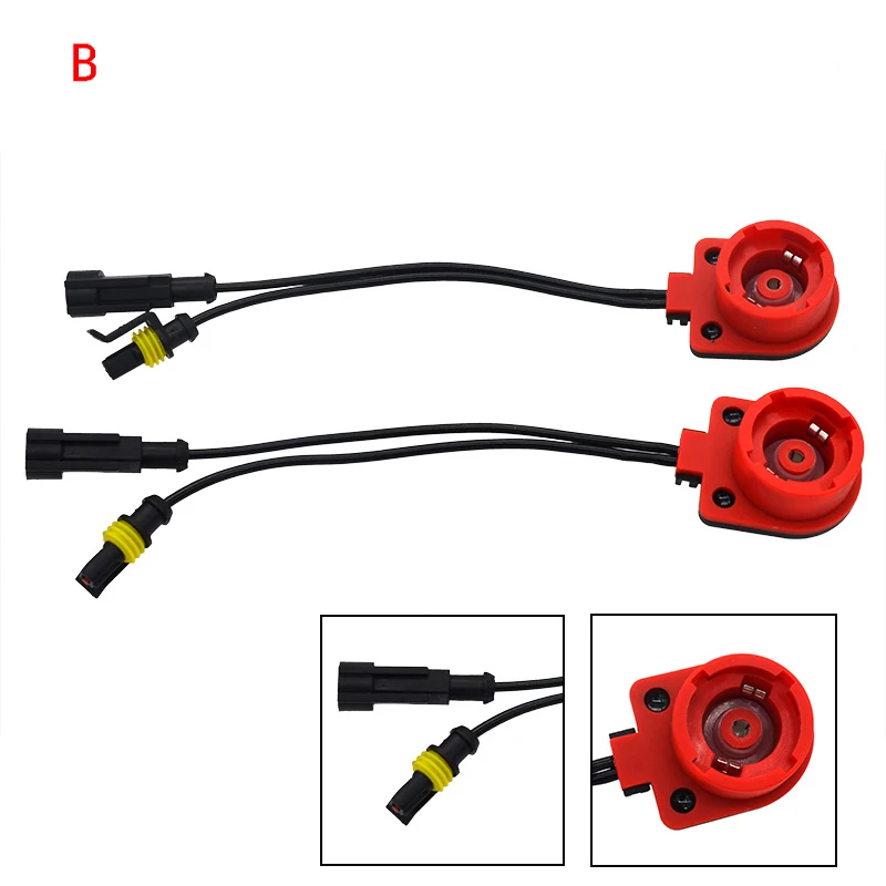 SKYJOYCE 2 шт. Ксеноновые лампы D2S D2/C/R/D4S адаптер гнездо конвертер кабель розетка усилителя Ксеноновые жгуты провода HID лампы база адаптер