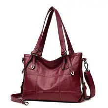 Европейский стиль модная женская сумка мягкие кожаные сумочки Горячая Женская сумка через плечо большие сумки через плечо для женщин сумки-мессенджеры