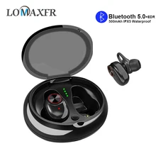 TWS Bluetooth 5,0 наушники беспроводные наушники 4D HiFi стерео Спортивная гарнитура глубокий бас наушники с зарядным устройством коробка для iOS Android