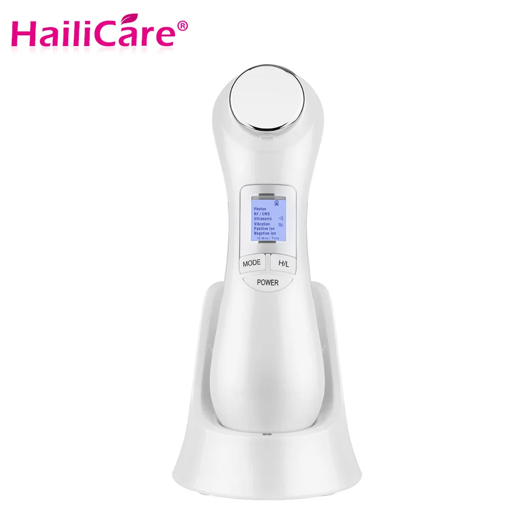 

RF EMS Mesoporation Electroporation LED Photon Beauty Device Salon Radio Frequency Face Lifting Tightening Facial Skin Massager
