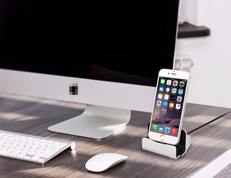 Базовая док станция для iPhone X XS MAX 8 USB кабель синхронизируемая подставка зарядное