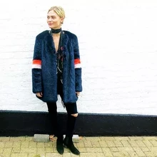 

New Style High-end Fashion Women Faux Fur Coat 17S25