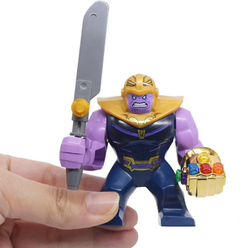 

2019 Mini Bricks Marvel Avengers:Endgame Super Heroes Thanos Iron Man Infinite Gloves Building Blocks Bricks Kids Toys