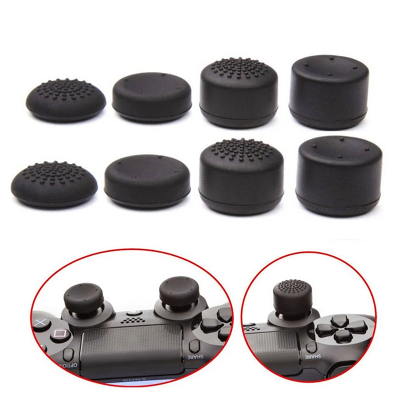 

8Pcs/set Thumb Stick Grips Caps Buttons for Controle PS4 Analog Joystick Replacement Anti Skid Heighten for Joystick PS4