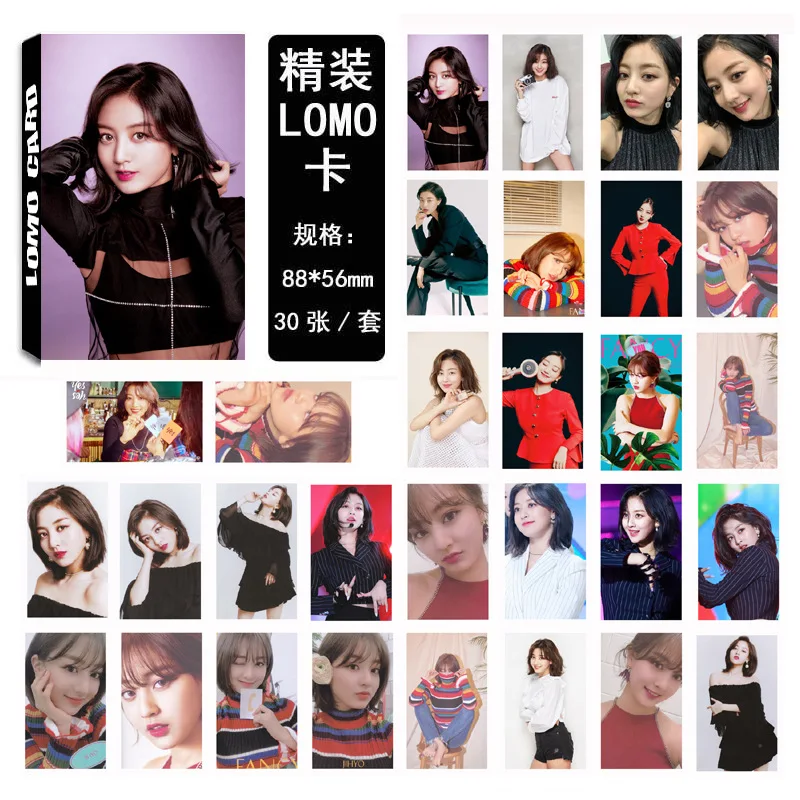 

30pcs/set Kpop TWICE Park Ji Hyo single Photocard set FANCY YOU album HD good quality Photo card twice kpop fans collection