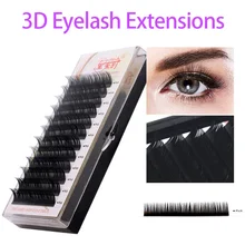 Все размеры наращивания ресниц натуральный Длинный мягкий Hand Made корейский жаропрочных 3D Индивидуальный Наращивание ресниц с