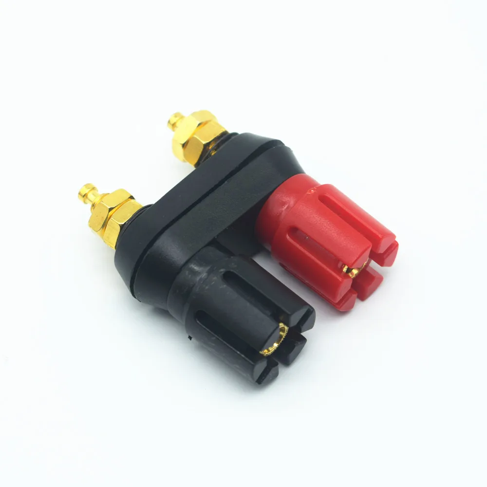1pc Banana Plugs Couple Terminals Red Black Connector Amplifier