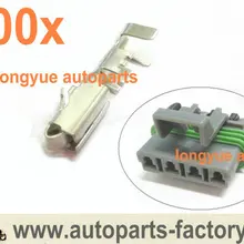 Longyue 200 шт коннектор контактные штырьки для двигателя нагнетателя отопителя резистор Fit Colorado Canyon SSR