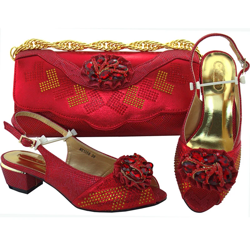 Новейший комплект из обуви и сумки золотистого цвета комплект из обуви и сумки в африканском стиле итальянский нигерийский женский свадебный комплект из обуви и сумки