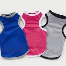 Пустые рубашки для собак Одежда для чихуахуа для собак Shih Tzu футболка Йоркширский терьер Shih Tzu одежда для домашних животных дышащие Аксессуары Одежда