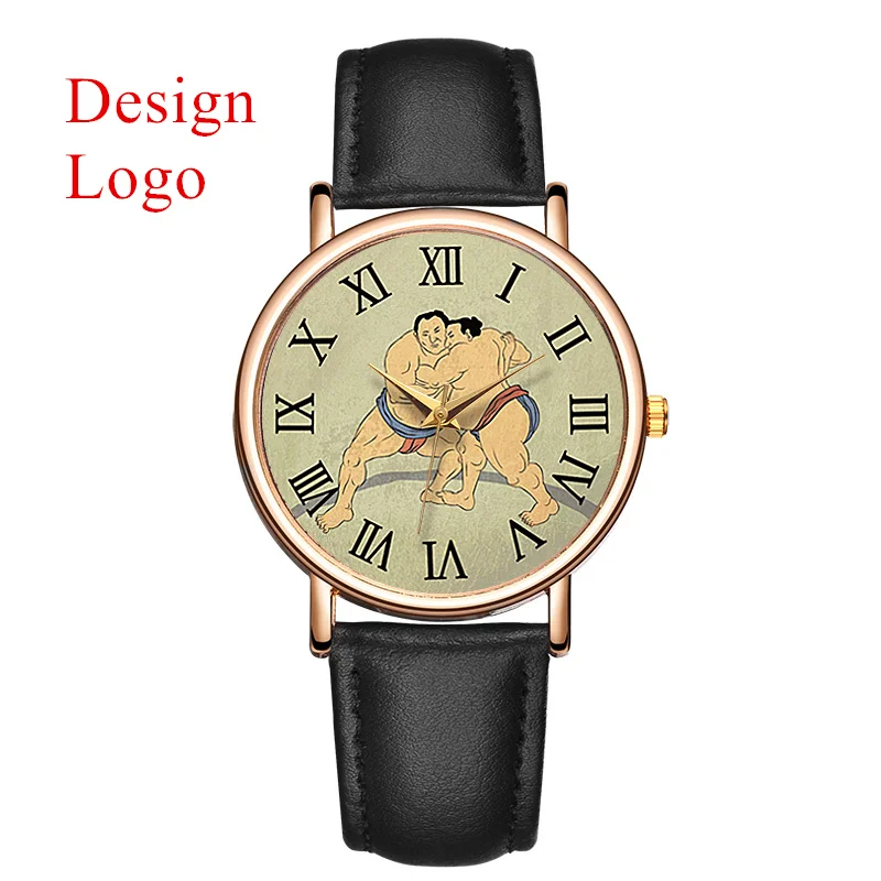 B 9129 MOQ 50pcs Design Your Name ODM Watch Custom Watch Dial OEM