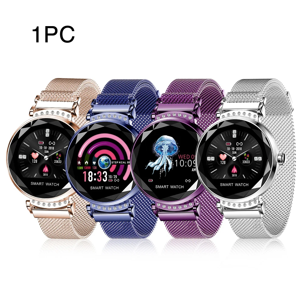 

Women Multifunctional Waterproof Blood Pressure Sports Bluetooth Heart Rate Monitor Fashion Magnetic Smart Watch All Match #5