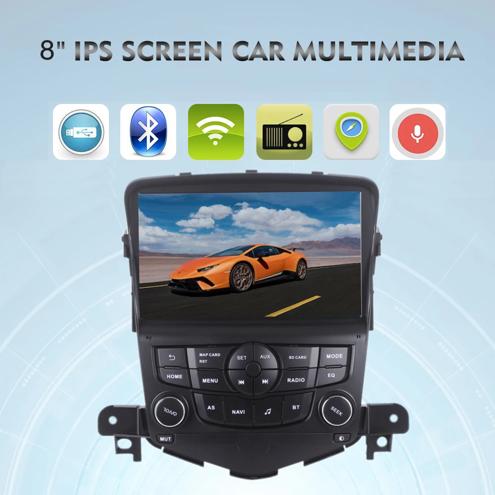 Sale 8" 1din Car Multimedia Player Android 9.0 GPS for Chevrolet Cruze Radio 2010 2011 Auto Stereo Navigation 4G 32G 8-Core MP4 0 Sale 8" 1din Car Multimedia Player Android 9.0 GPS for Chevrolet Cruze Radio 2010 2011 Auto Stereo Navigation 4G 32G 8-Core MP4 0