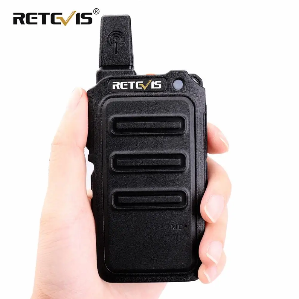 

RETEVIS RT19/RT619 Walkie Talkie FRS/PMR446 2W/0.5W VOX CTCSS/DCS License Free Frequency Hopping Two Way Radio Transceiver Radio