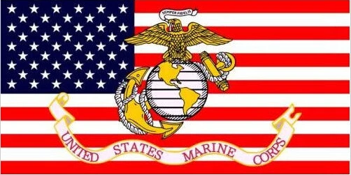 United States USMC Flag Marine Corps Flag 3ft x 5ft Polyester Banner Flying 150 90cm Custom