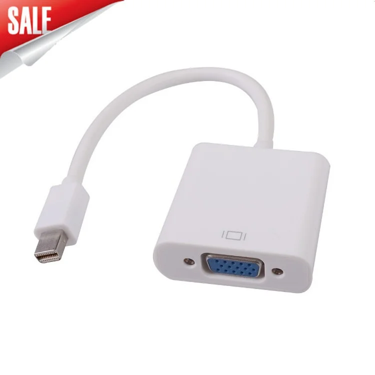 Thunderbolt Mini Displayport to VGA Cable Adapter For MacBook Pro Air iMAC