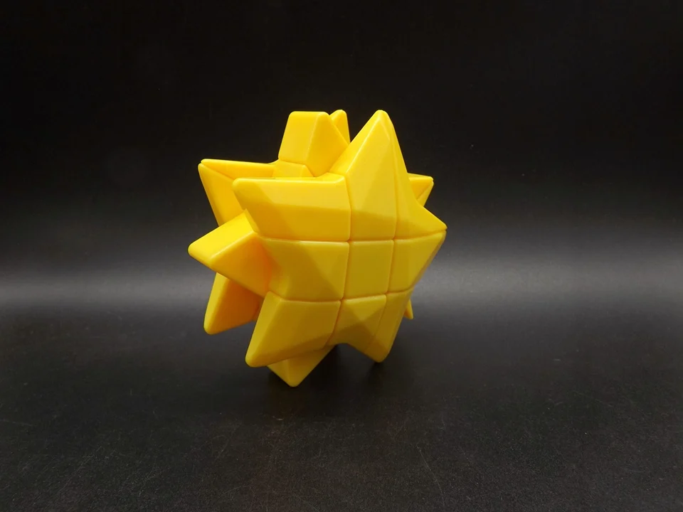 Звезда волшебный куб Развивающие игрушки для детей подарки желтый