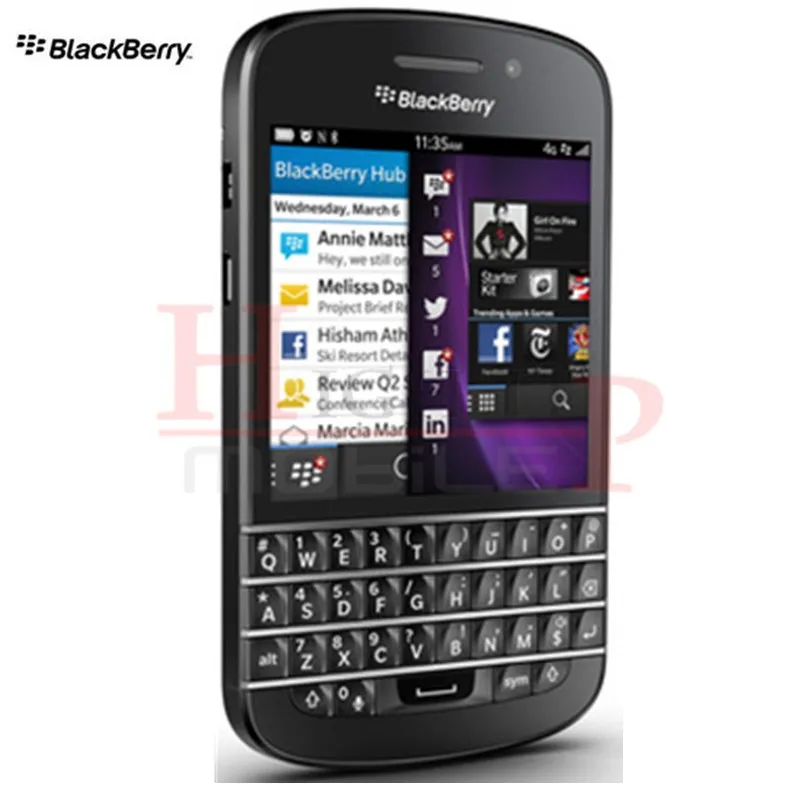 refurbished iphone 100% original Unlocked Original Q10 Blackberry mobile phone 3G 4G Network 8.0MP Dual-core 16G ROM Refurbished Free shipping iphone x refurbished