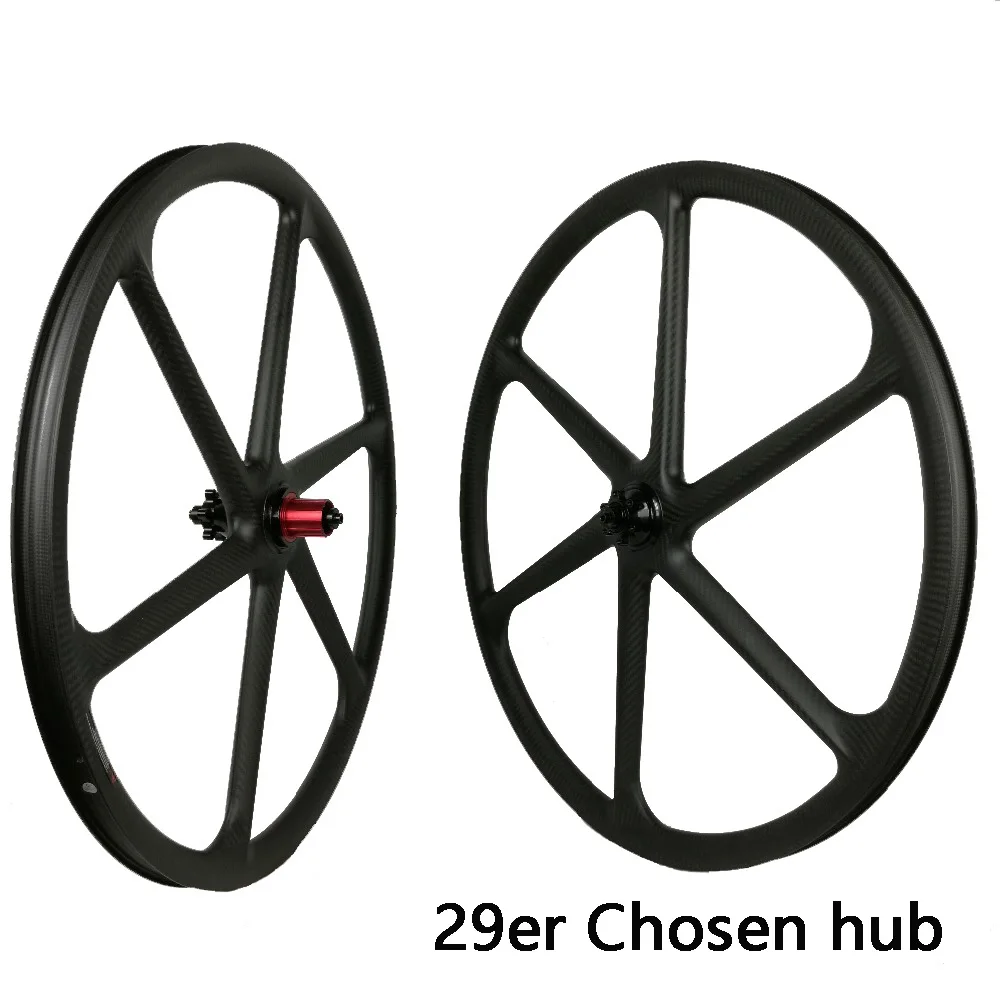 6 spoke carbon mtb wheels
